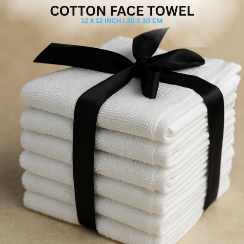 Toallas De Algodón Para El Rostro Betz (Pack De 10) – 30x30cm – Suaves, Absorbentes Y Lavables – Ideales Para Tu Rutina Diaria De Cuidado Facial
