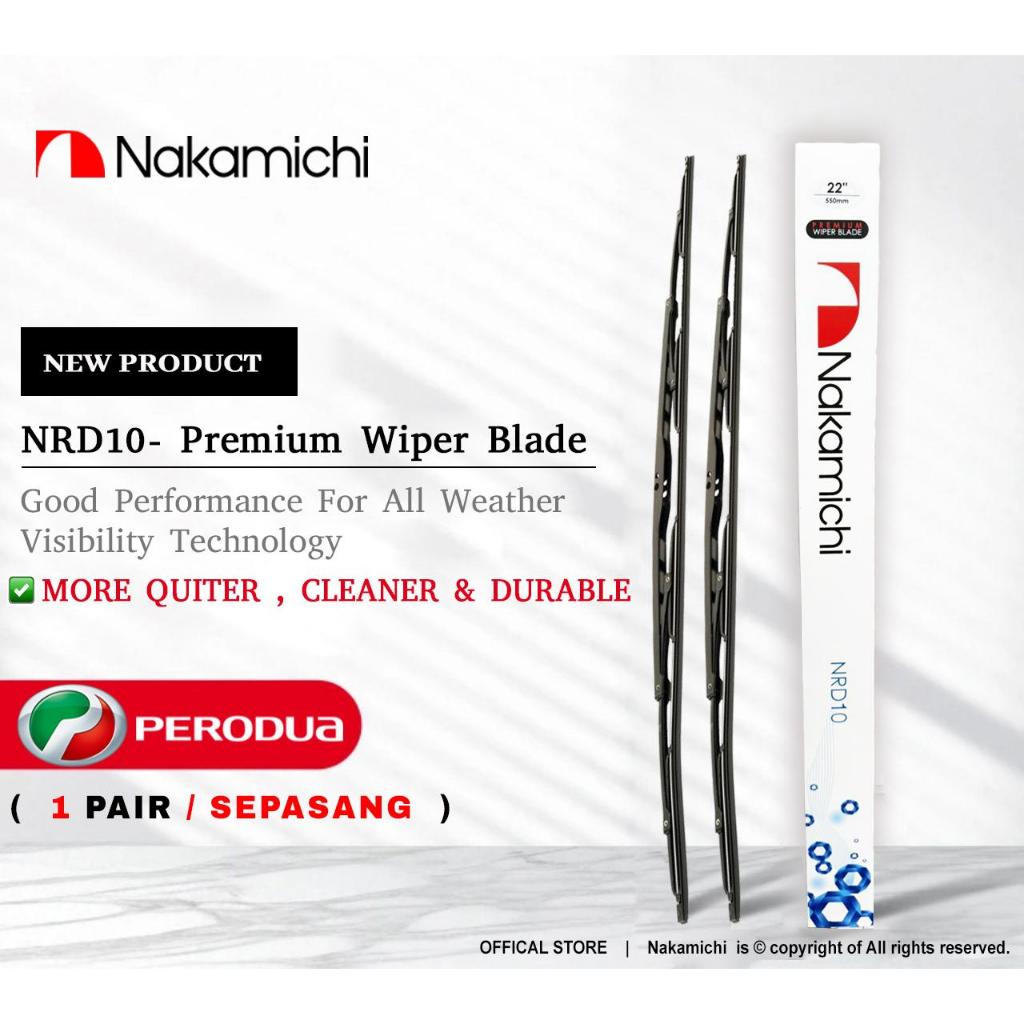 [PERODUA] NAKAMICHI NRD10 Wiper 1 Pasang Perodua Ativa Kelisa Kancil ...