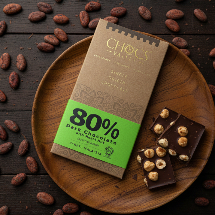 SINGLE ORIGIN - 80% DARK CHOCOLATE BAR | Shopee Malaysia