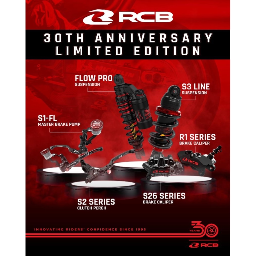 RCB 30th ANNIVERSARY LIMITED EDITION Y15 Y16 LC NVX XMAX RS R1 S26 ...
