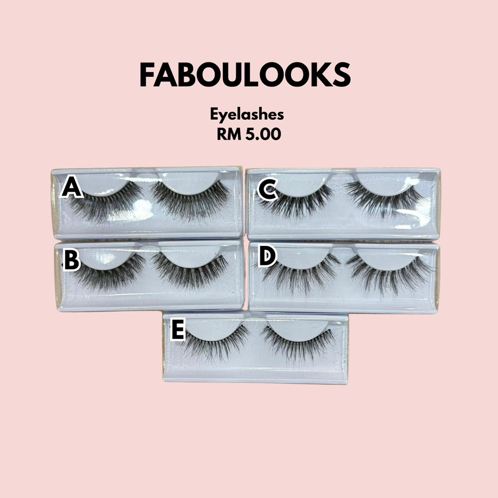 FABOULOOKS LASHES NATURAL HAIR HIGH QUALITY | Shopee Malaysia