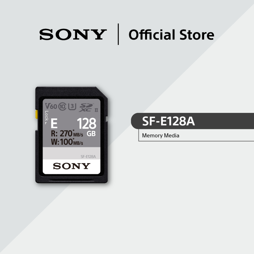Sony SF-E Series UHS-II SD Memory Card | SF-E128A | Shopee Malaysia