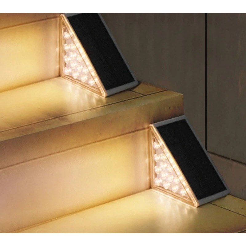 Solar Stair Light Pack Outdoor LED Solar Lamps for Fence Stair Step ...
