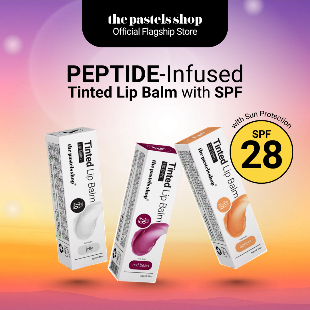 THE PASTELS SHOP Tinted Lip Balm SPF28 (Code : Apricot) | Shopee Malaysia