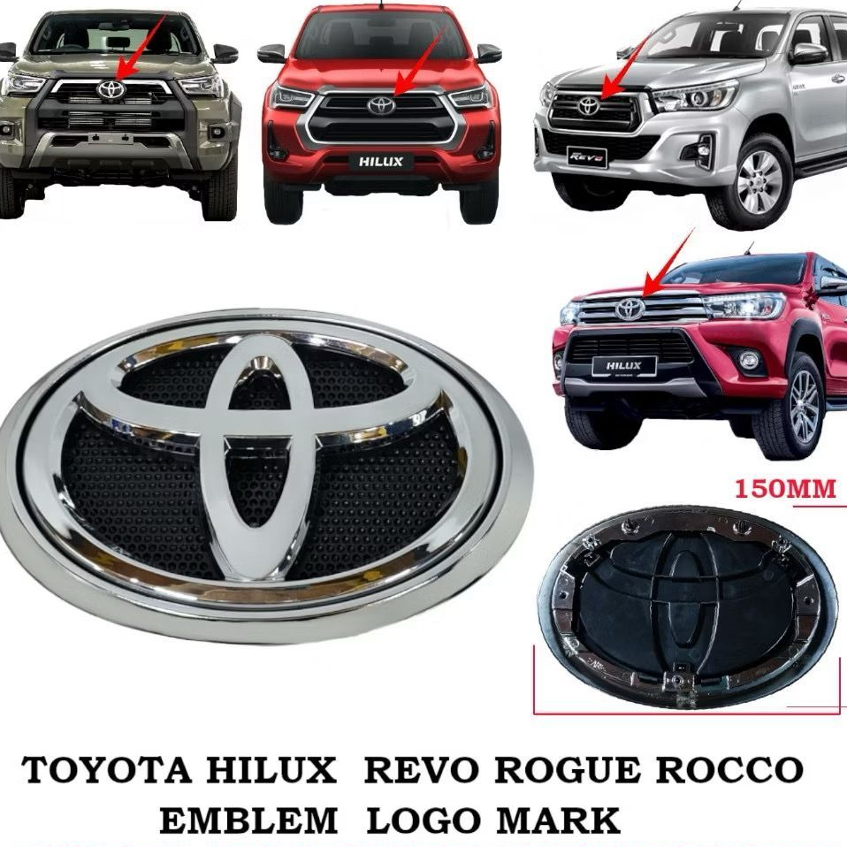 Toyota Hilux Revo Rocco Rogue 2016-2025 Emblem Logo Front Grill Logo ...
