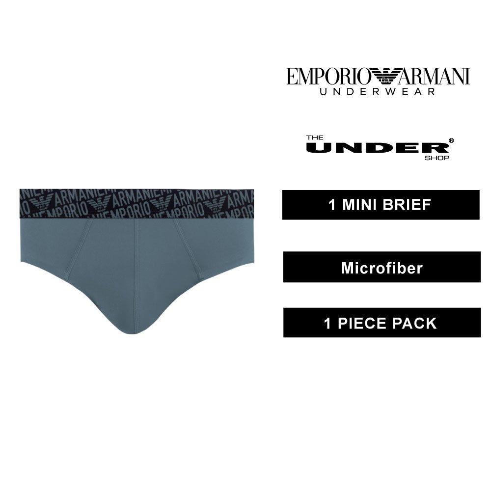 EMPORIO ARMANI - 1 MINI BRIEF - STORM (4F719-111846) | Shopee Malaysia