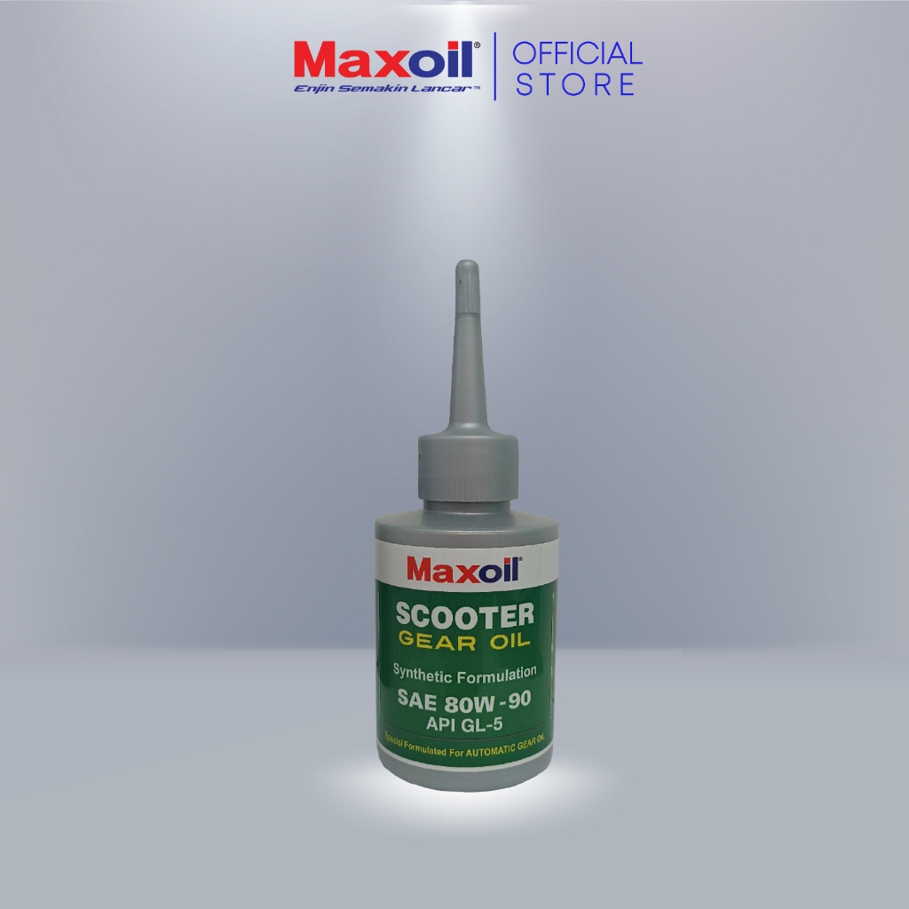 𝐌𝐀𝐗𝐎𝐈𝐋 SCOOTER Gear Oil SAE 80W-90 API GL-5 - 120ml | Shopee Malaysia