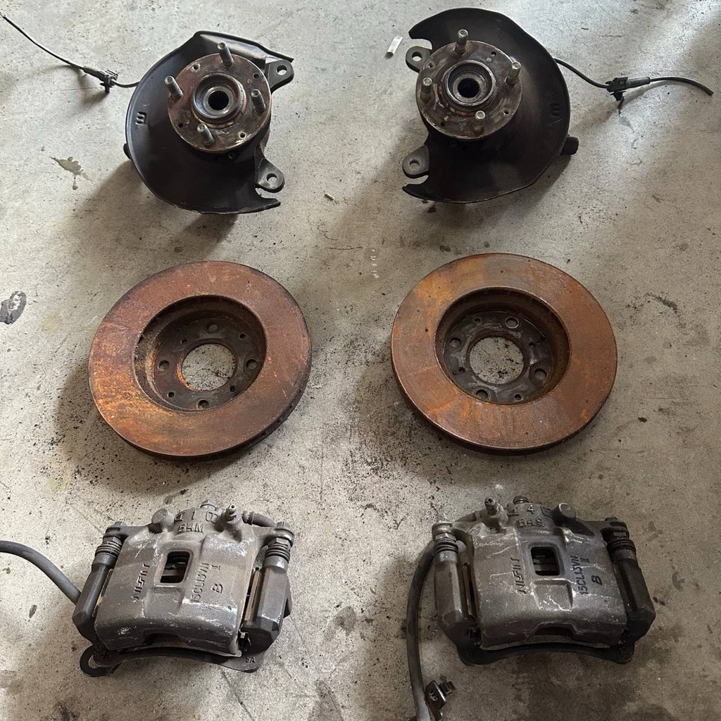 HONDA CITY SEL GD8 Front Caliper Brake Disc and Knuckle Original used ...
