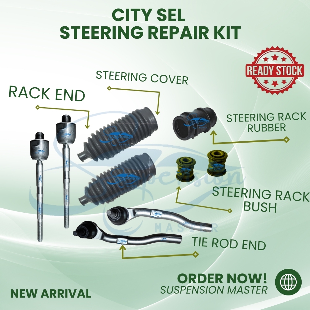 HONDA CITY SEL -STEERING REPAIR KIT-STEERING RACK RUBBER/BUSH/STEERING ...