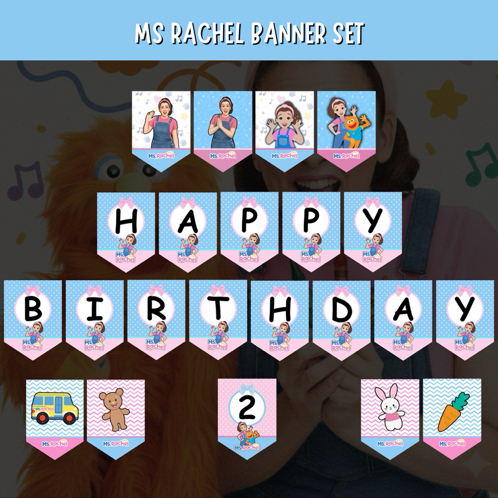 MS RACHEL BANNER SET | Shopee Malaysia