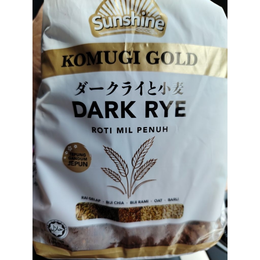 Sunshine Komugi Gold Dark Rye Bread Loaf | Shopee Malaysia