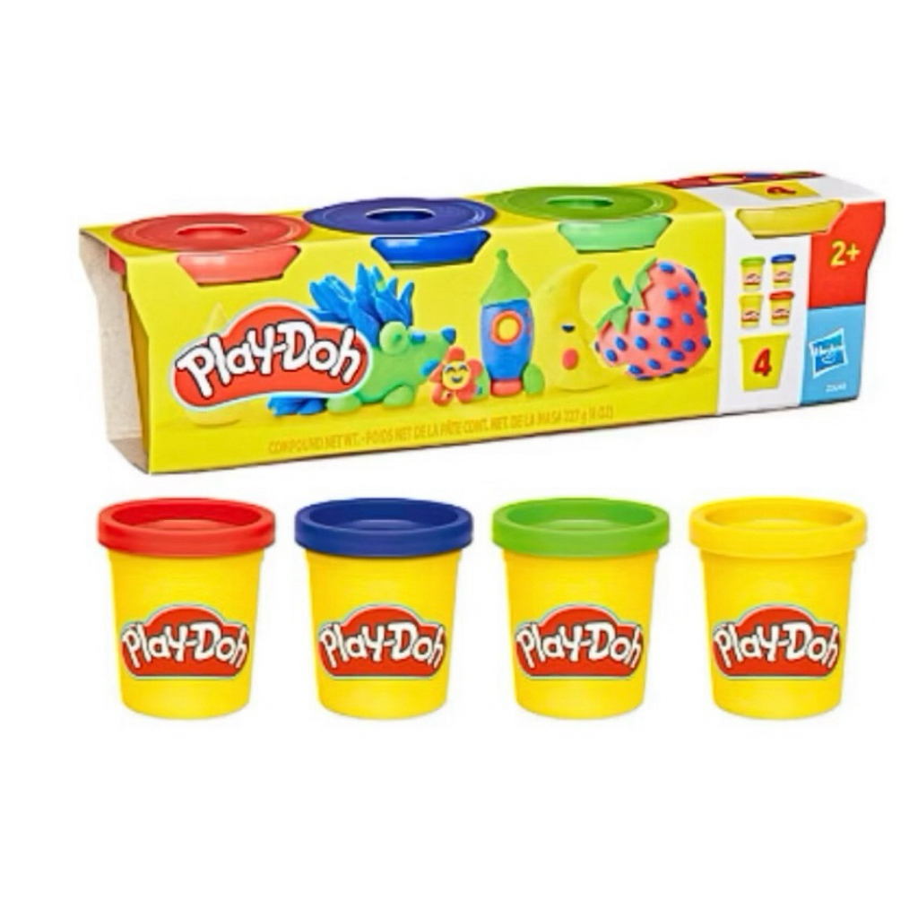 Play-Doh Classic mini 4 Packs 2oz Colourfull Clay Learning Fun Creative ...