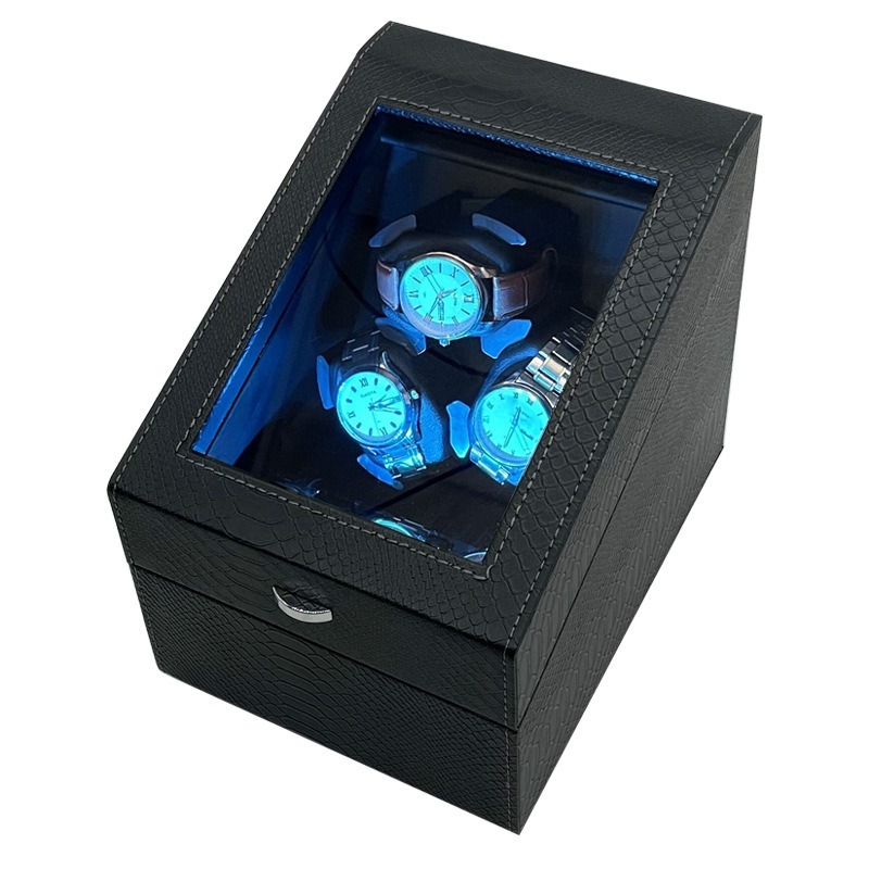 Watch Winder for Automatic Watches 3+3 Automatic Watch Winder with Blue ...