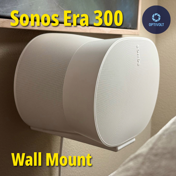 My Wall Supporto Da Pavimento Per Sonos Era 300 – 2 Pezzi, Altezza 71.4cm, Base 25cm, Gestione Cavi Integrata, Fissaggio M5 – Design Senza Tempo