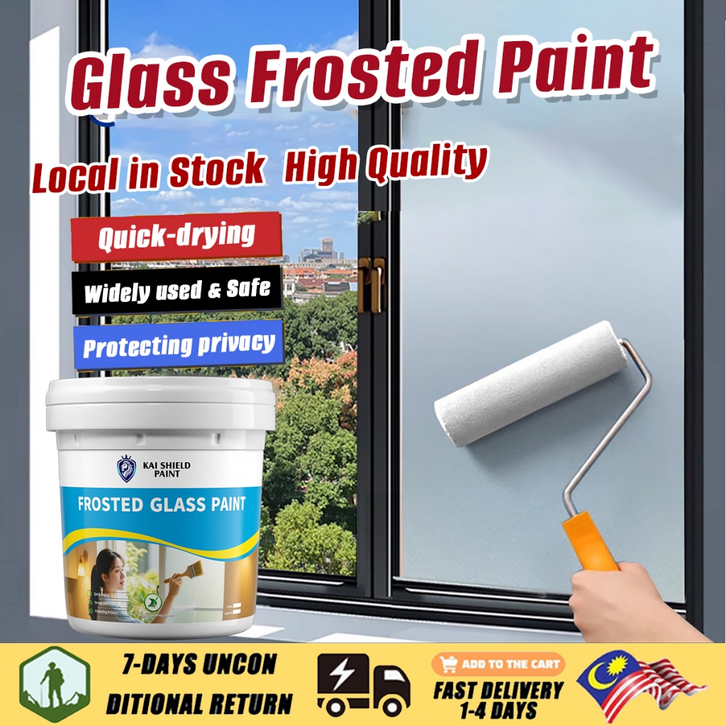 Frosted Glass Paint Window Privacy Easy Care Wipe Clean Frosted Paint ...