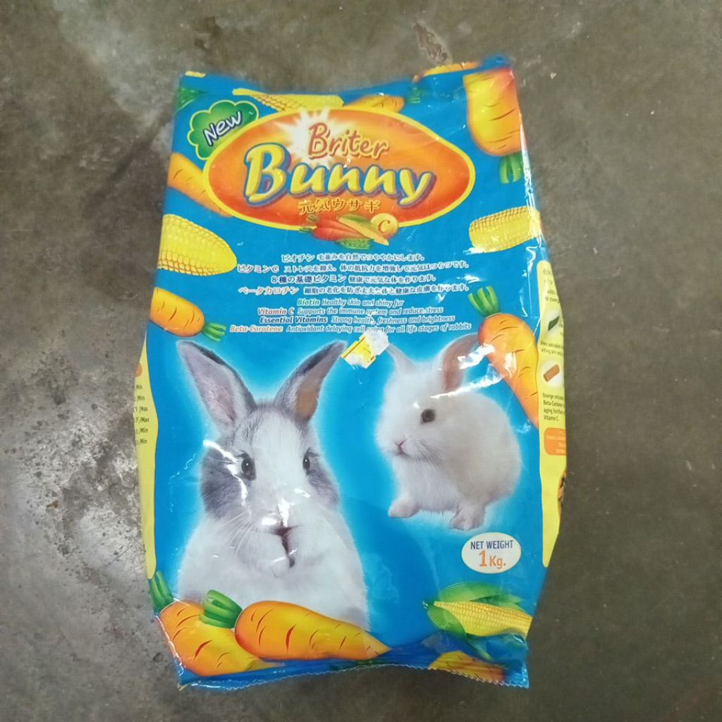 Briter Bunny maknan arnab 1kg | Shopee Malaysia