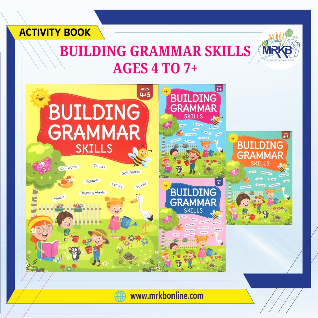 BUILDING GRAMMAR SKILLS AGES 4 TO 7+ | Shopee Malaysia