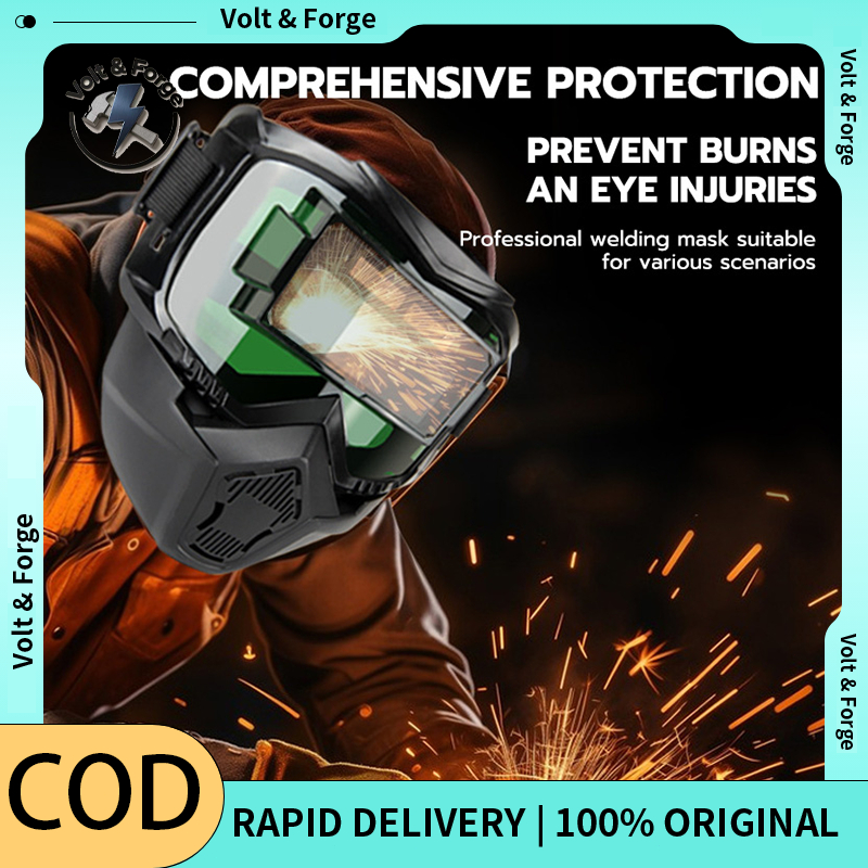 Volt & Forge Solar Automatic Auto Darkening Welding Shield Helmet Mask ...