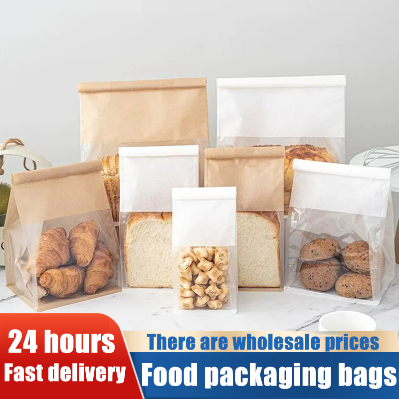50pcs Toast Bag Reuseable Bakery Toast Bread Pastry Roti Beg Food Grade ...