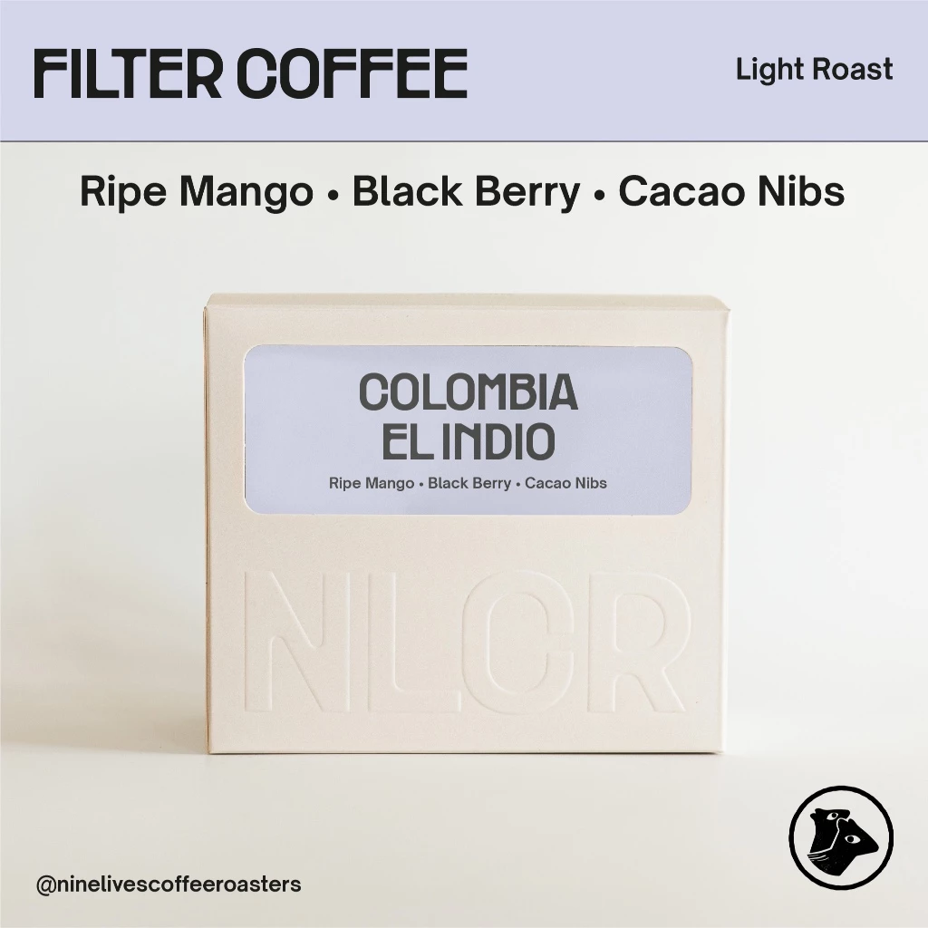 Nine Lives Coffee Roaster NLCR Colombia El Indio – specialty coffee beans Malaysia