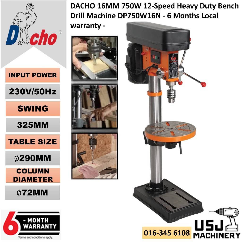Draper Expert 16 Speed Bench Drill 650W