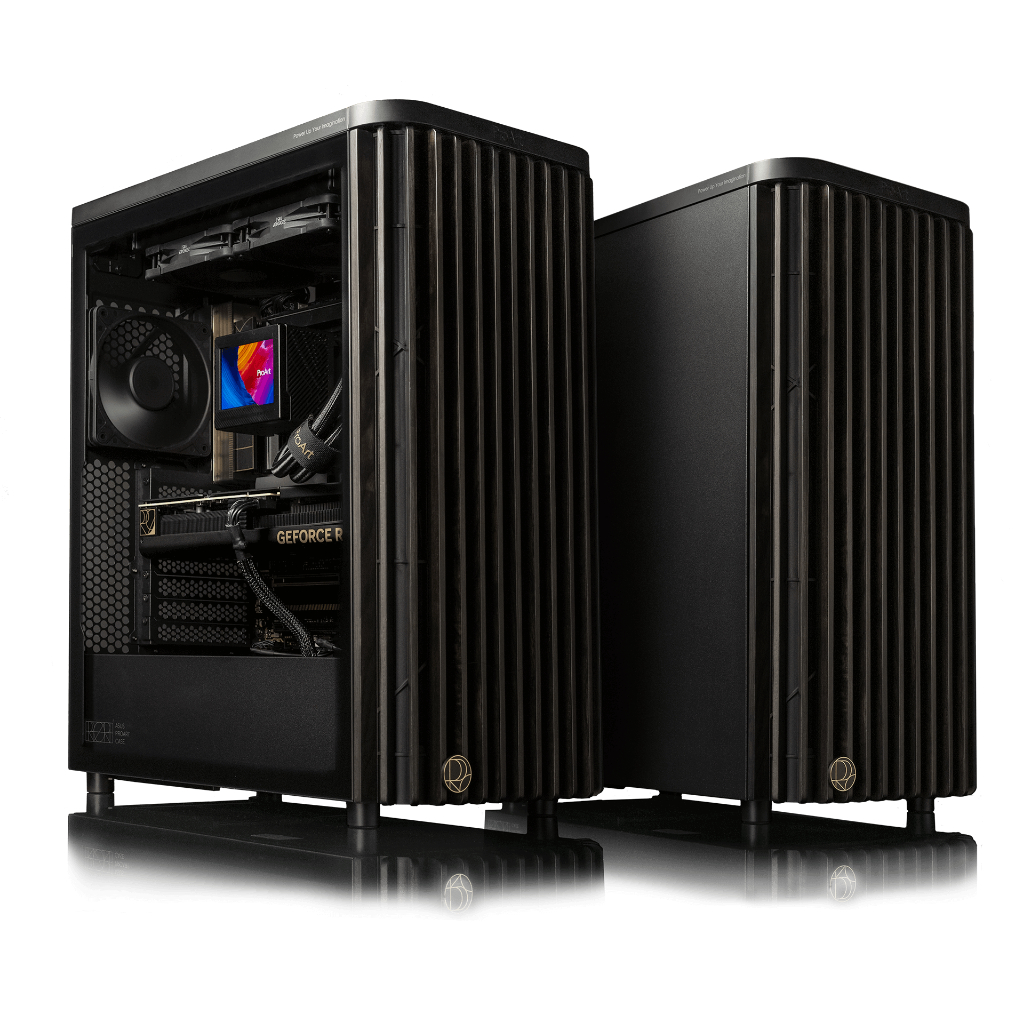 ASUS ProArt PA401 Wood Edition Mid Tower ATX PC Case Metal Panel / T.G ...