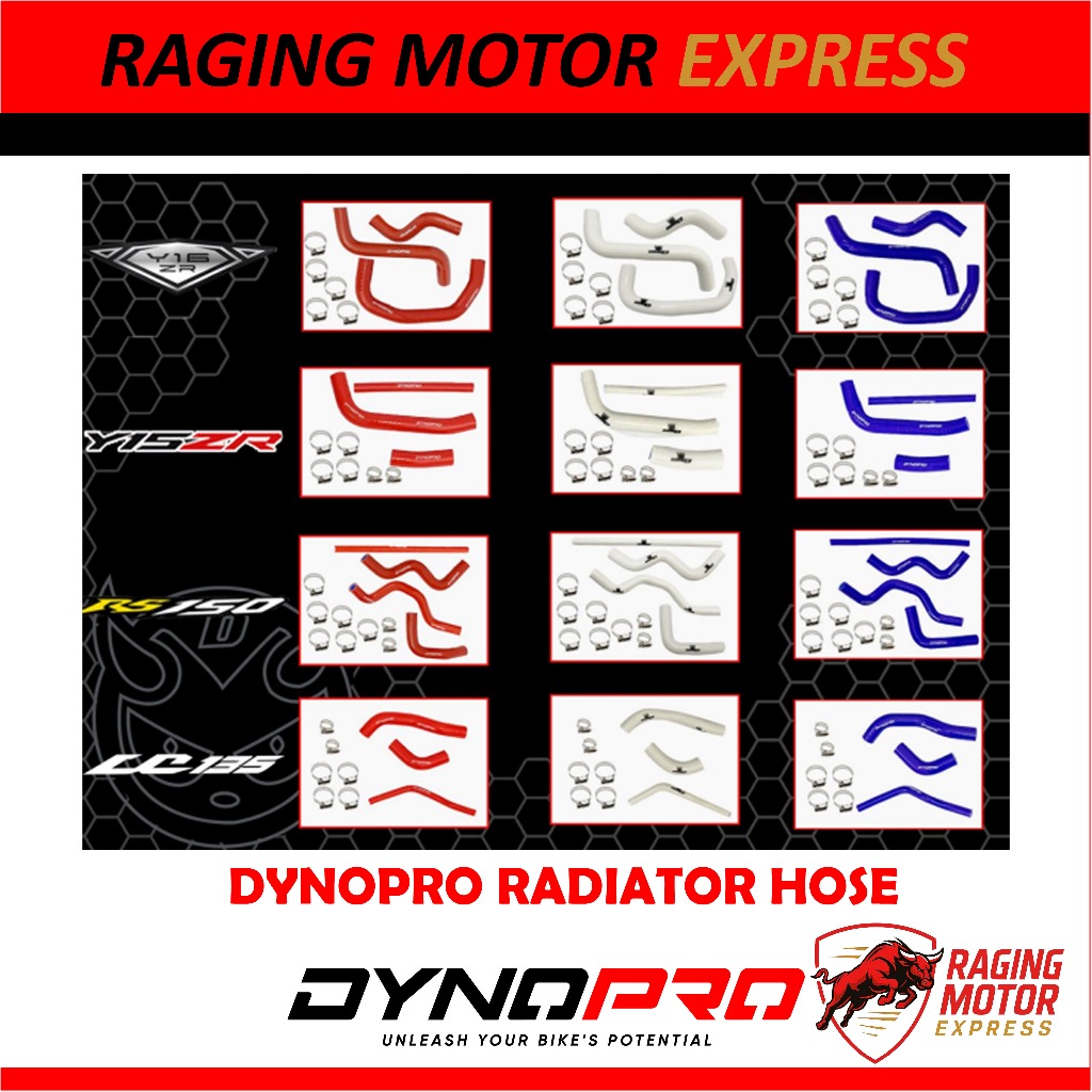 Hos Radiator Silicon Dynopro Radiator Coolant Hose Silicone Y15 Y16 ...