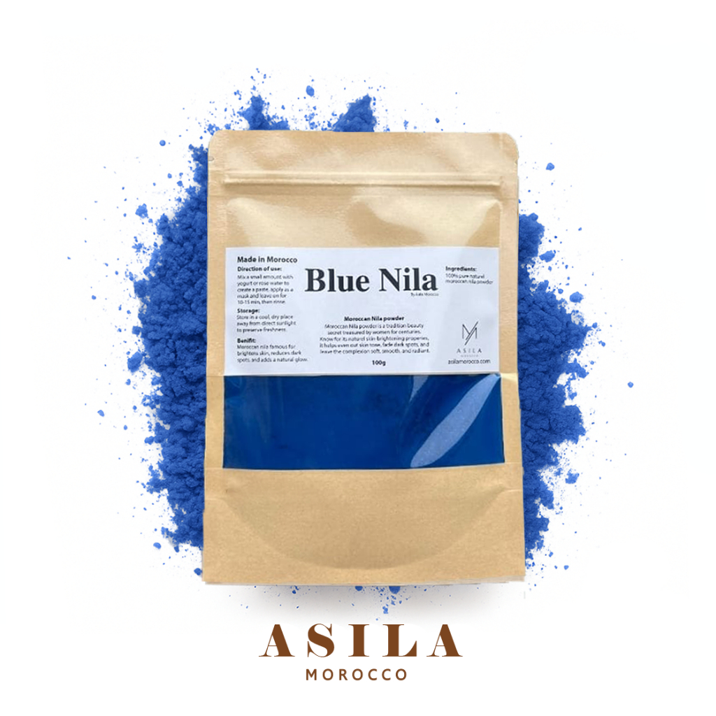 Authentic Moroccan blue nila Powder 30g - Natural Skin Brightening Made ...