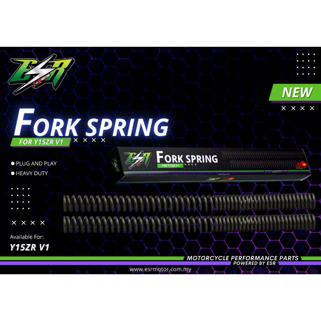 ESR RACING FORK SPRING Y15V1/Y15V2/LC135/RS150 (ESR) | Shopee Malaysia