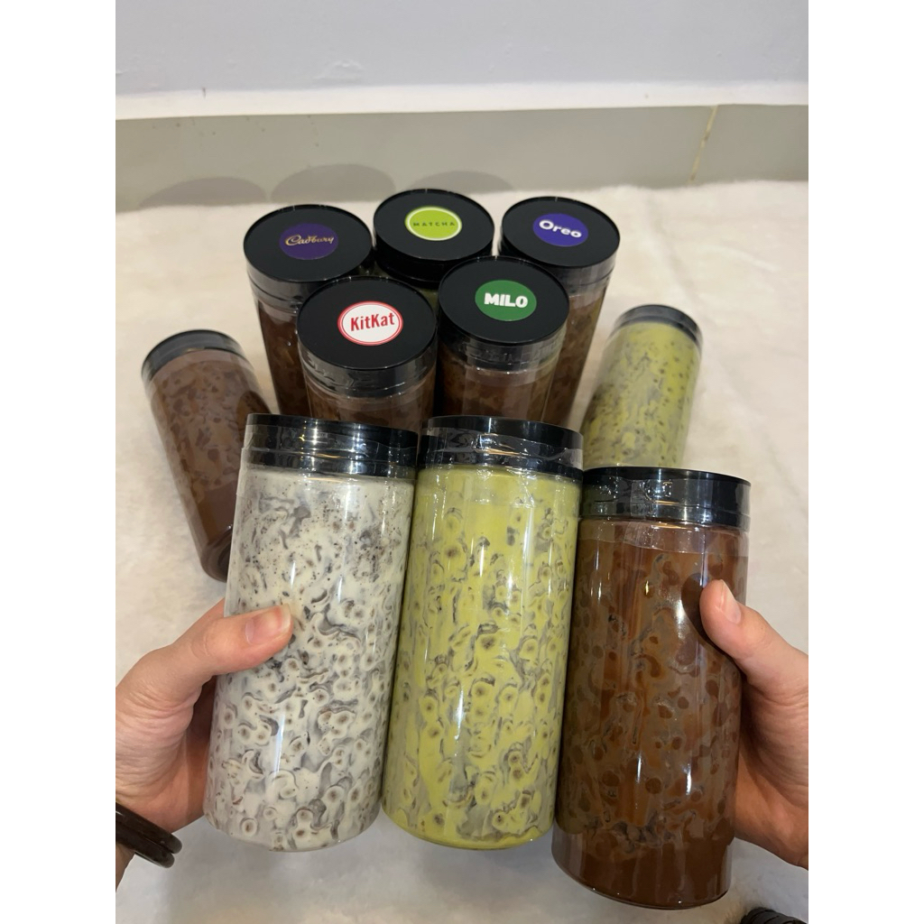 Chocojar 400ml Kitkat/Milo/Matcha/Oreo/Cadbury Mini Cococrunch | Shopee ...