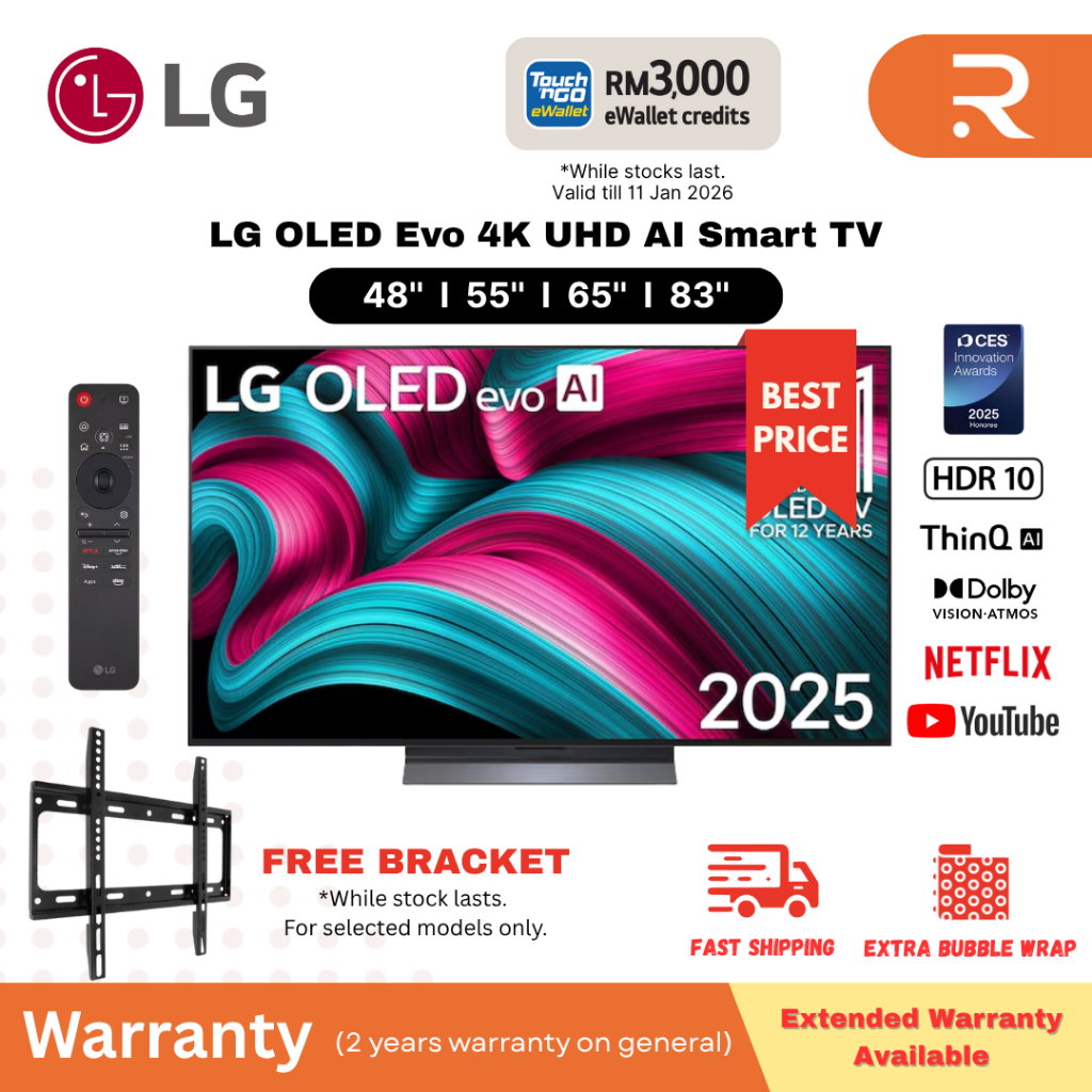 [TNG REBATE] LG C5 OLED evo AI 4K Smart TV | OLED48C5PSA OLED55C5PSA ...