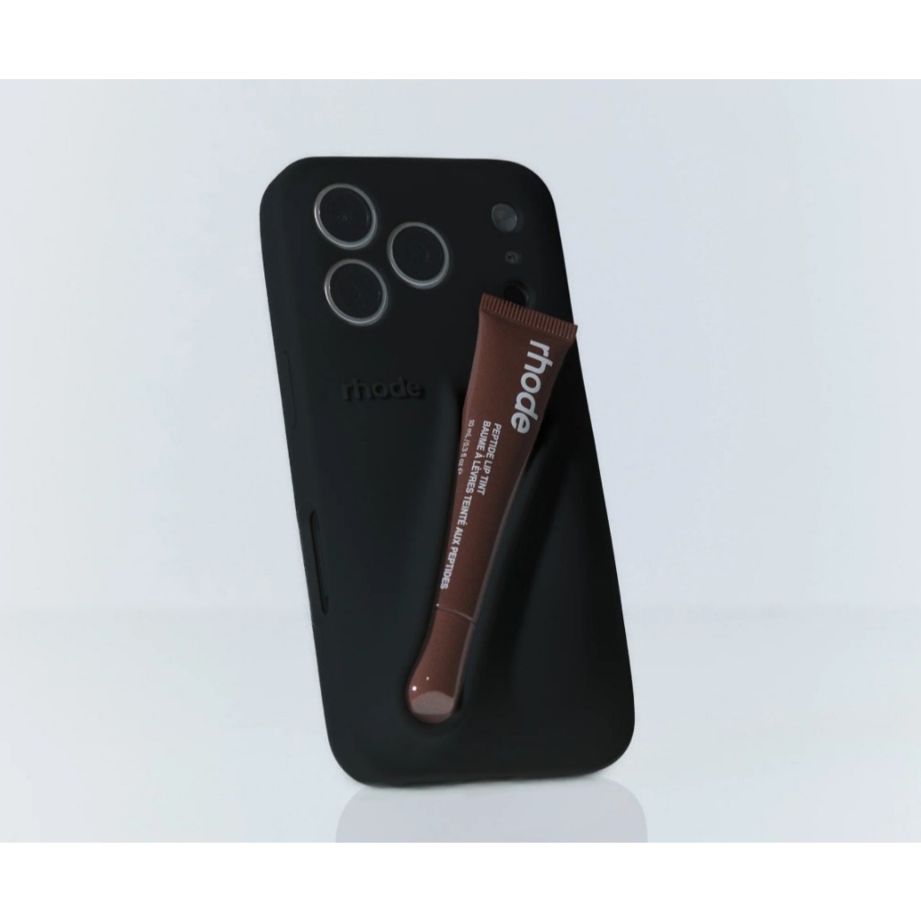 ORIGINAL RHODE Lip Case Snap On Lip Case iPhone Phone Case Grey