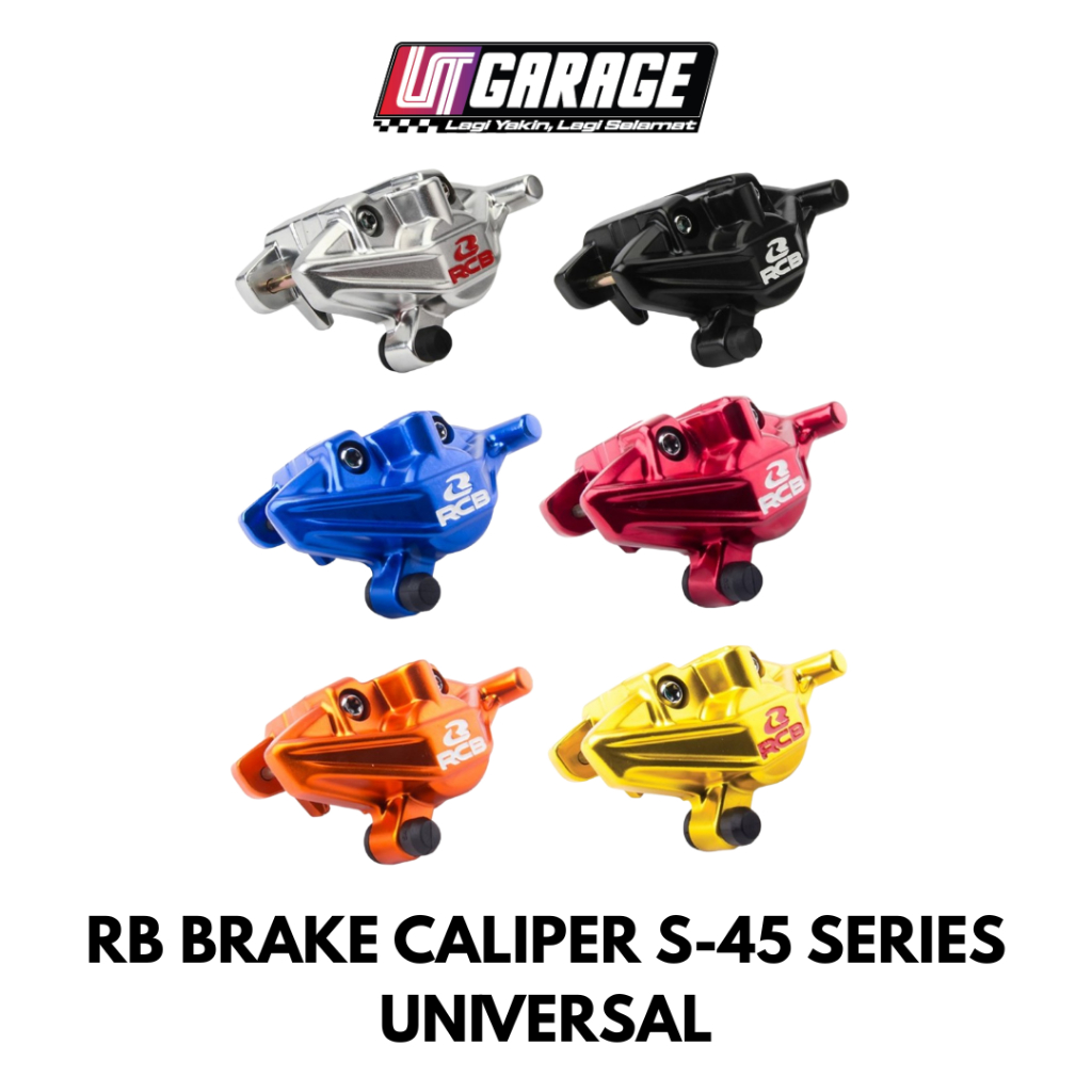 RCB S45 REAR BRAKE CALIPER 1 PISTON - GLOSSY COLOR (LC5S / LCV8 / Y15 ...