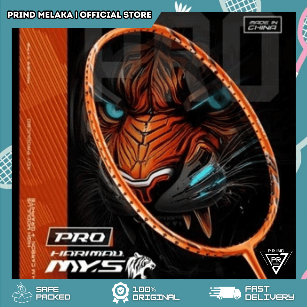 PR.IND HARIMAU PRO MALAYSIA LIMITED BADMINTON RACKET 4U PR.IND 马来虎 ...