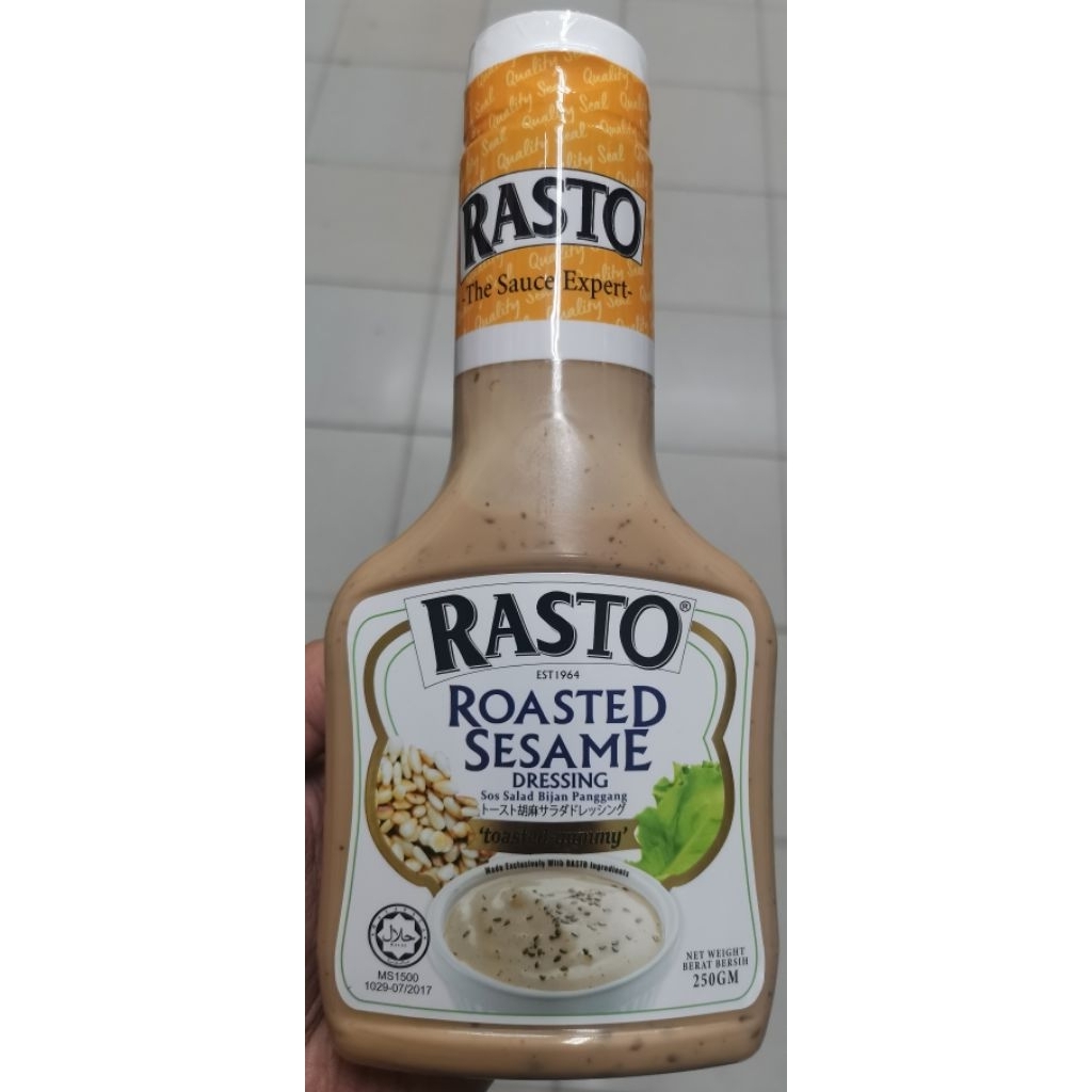 Rasto Roasted Sesame Dressing 250g Sos Salad Bijan Panggang Halal ...