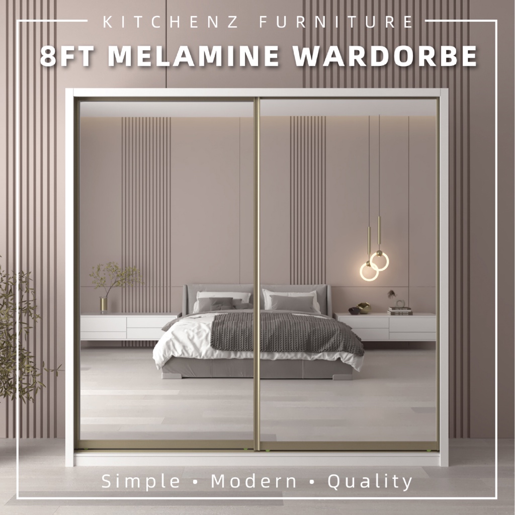 [FREE Shipping & FREE Installation - ONLY KK] 8x8Ft Full Melamine ...