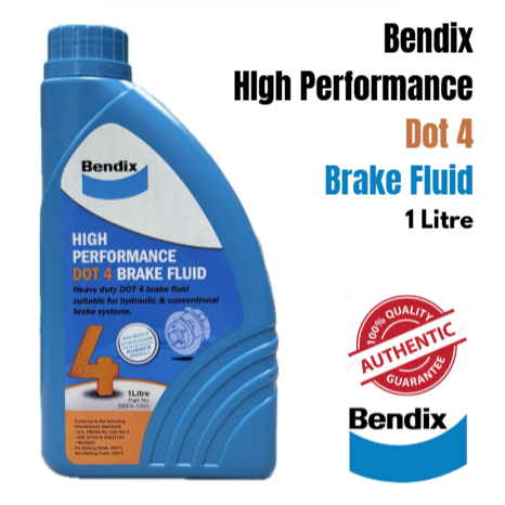 ORIGINAL Bendix High Performance DOT 4 Brake Oil 1L - Minyak Brek ...