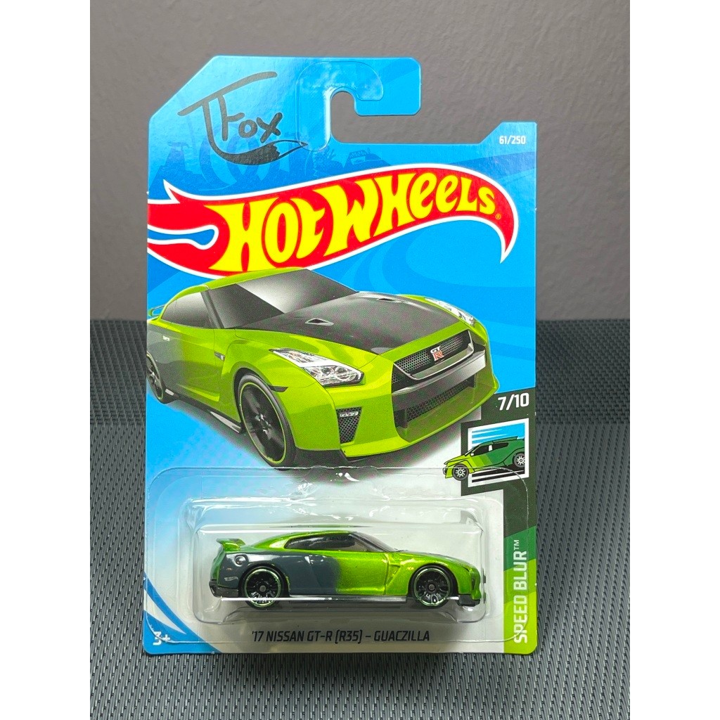 HOT WHEELS '17 NISSAN SKYLINE GT-R (R35) GUACZILLA | SPEED BLUR | E ...