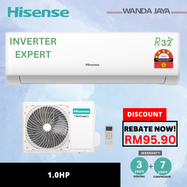 [Bundle Sales] 1.0HP R32 Inverter Air Conditioner (2 Units) Inverter ...
