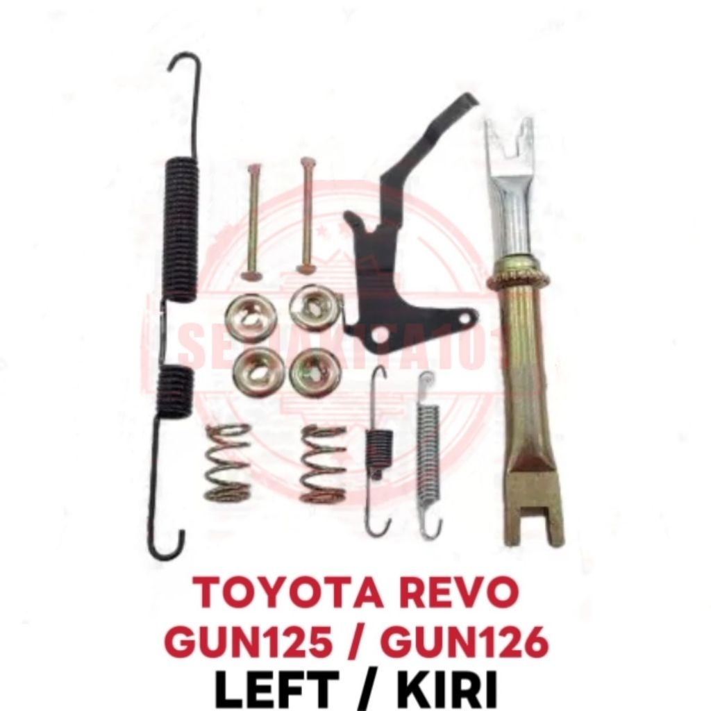 TOYOTA HILUX REVO GUN125 GUN126 REAR BRAKE SHOE KIT SET/BRAKE SHOE ...