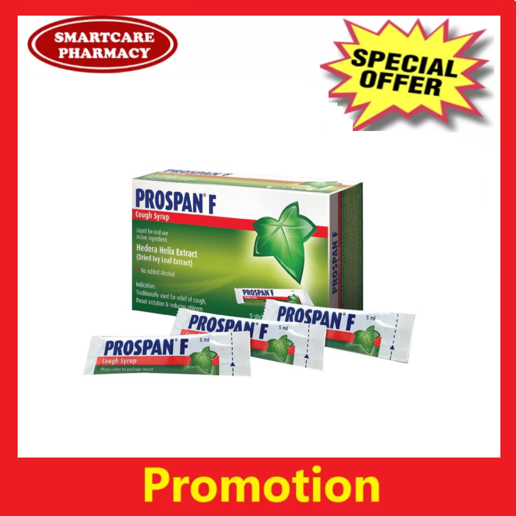 Prospan F Cough Syrup 9s x 5ml | Shopee Malaysia