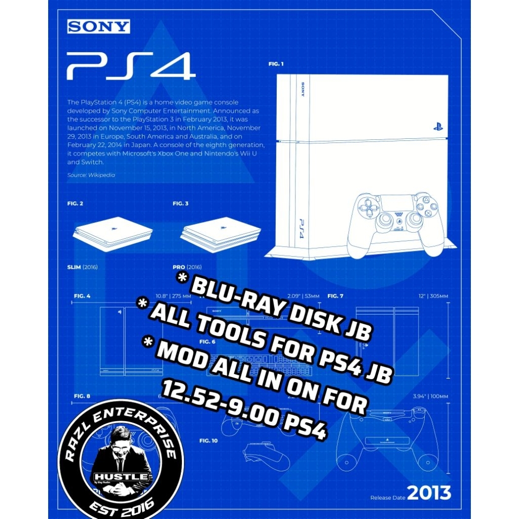 BD-JB Lapse 1.2.1 AIO Pour PS4 9.00-12.02 - Màj 2025, Sans USB GH V2.4b18.6