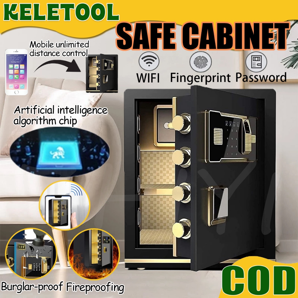 30kg Metal Digital Premium Safety Box with Wi-Fiand Fingerprint ...
