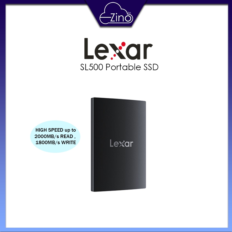 LEXAR SL500 PORTABLE SSD | Shopee Malaysia
