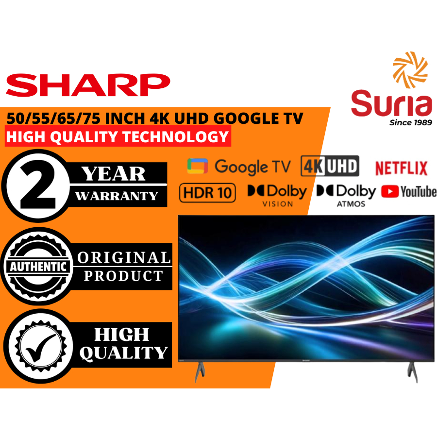 Buy sharp smart tv 55 inch Online With Best Price, Aug 2026 | Shopee ...