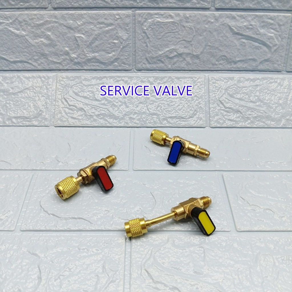 Refrigerator Service Valve R134 R600 R290 Port Mini Ball Valve Adapter ...