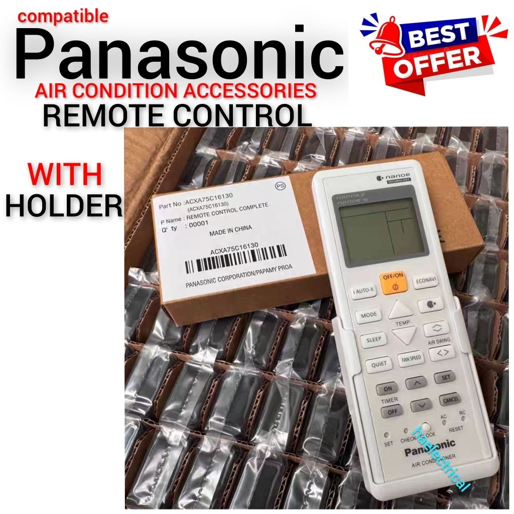 Panasonic Air cond remote control with ECONAVI / i AUTO-X funtion (free ...
