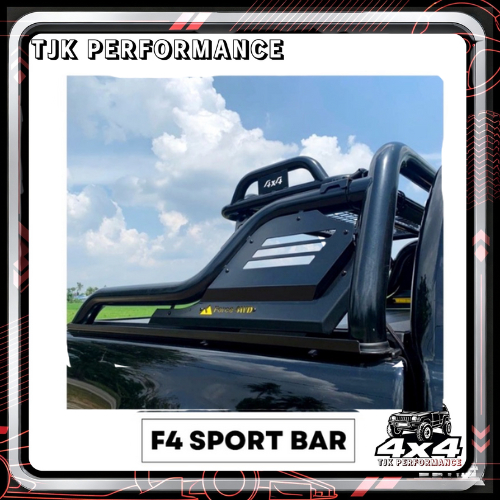 Force 4WD F4 Roll Bar Sport Bar with Rack For Ford Ranger Isuzu Dmax ...