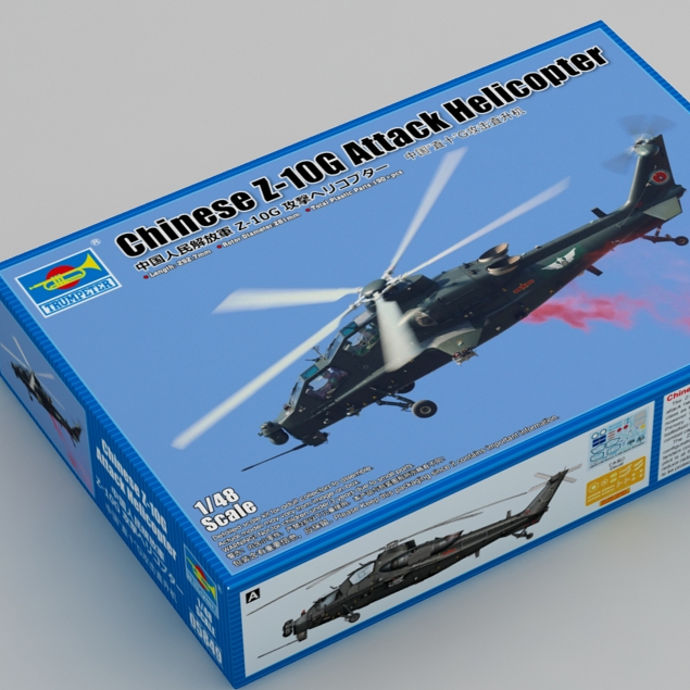 Trumpeter 05849 sacle 1/48- Chinese Z-10G Attack Helicopte | Shopee ...