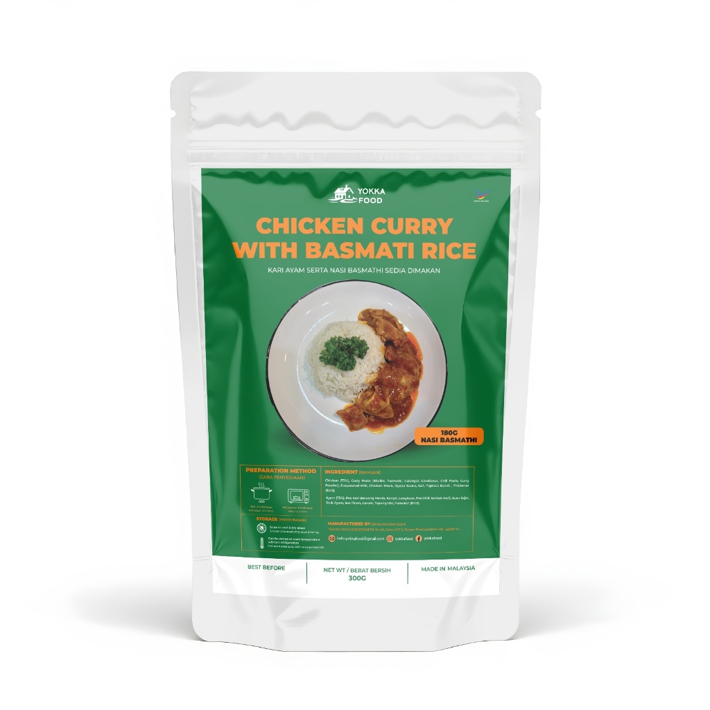 Instant Chicken Cube w Basmathi Rice (180g Rice + 200g chicken cube ...